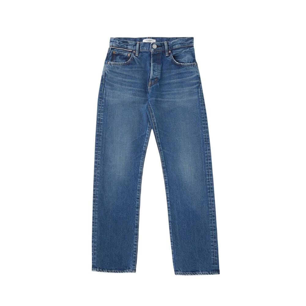 NWT Moussy Vintage Jeans Size 26 Women Blue Denim Cotton 5 Pocket Straight Leg
